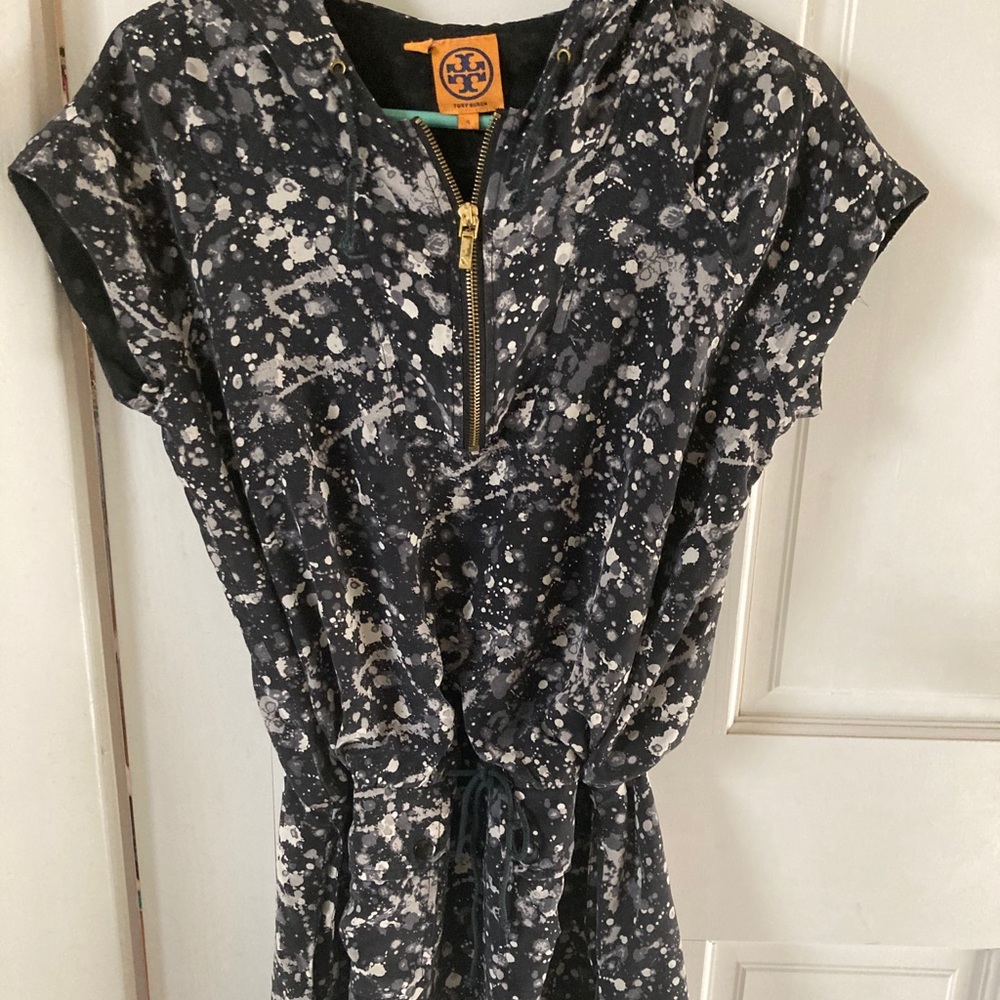Tory Burch Silk Hooded Tunic